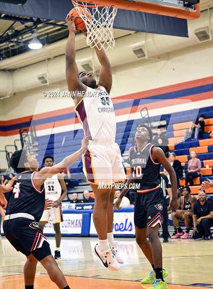 Thumbnail 1 in Layton Christian Academy vs. Centennial (Tarkanian Classic) photogallery.
