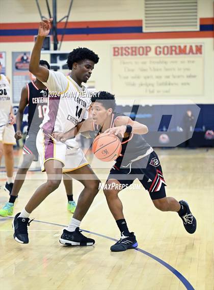 Thumbnail 1 in Layton Christian Academy vs. Centennial (Tarkanian Classic) photogallery.