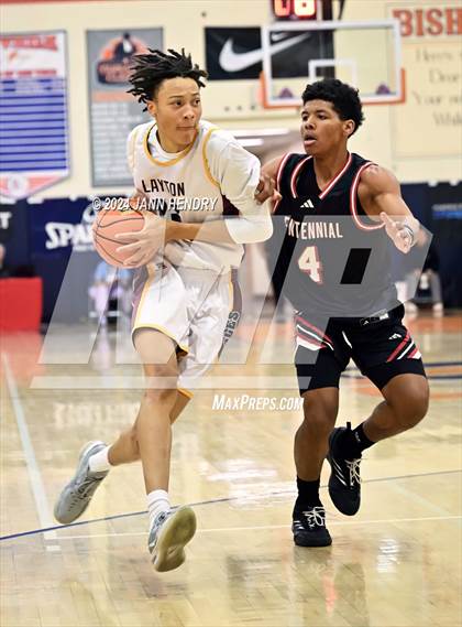 Thumbnail 3 in Layton Christian Academy vs. Centennial (Tarkanian Classic) photogallery.