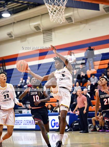 Thumbnail 2 in Layton Christian Academy vs. Centennial (Tarkanian Classic) photogallery.