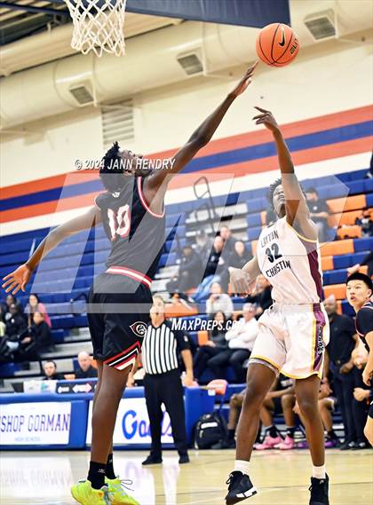 Thumbnail 1 in Layton Christian Academy vs. Centennial (Tarkanian Classic) photogallery.