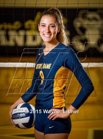 Thumbnail 2 in Notre Dame Academy (2015 Preseason Top 25 Photo Shoot)  photogallery.