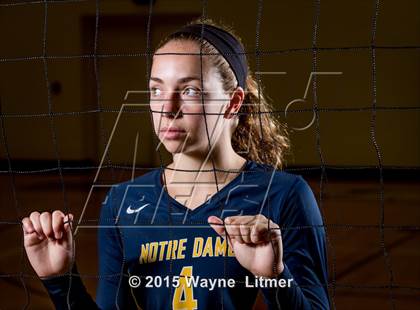 Thumbnail 2 in Notre Dame Academy (2015 Preseason Top 25 Photo Shoot)  photogallery.