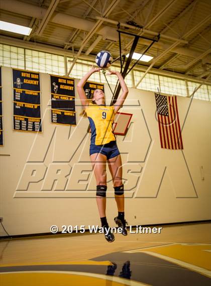Thumbnail 1 in Notre Dame Academy (2015 Preseason Top 25 Photo Shoot)  photogallery.