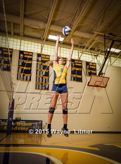 Thumbnail 1 in Notre Dame Academy (2015 Preseason Top 25 Photo Shoot)  photogallery.