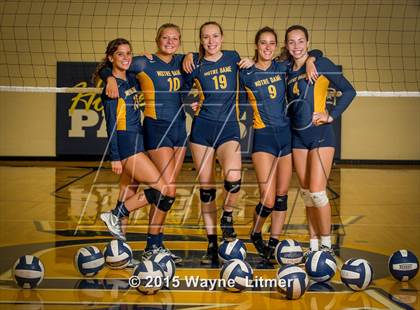 Thumbnail 2 in Notre Dame Academy (2015 Preseason Top 25 Photo Shoot)  photogallery.