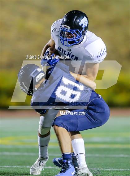 Thumbnail 2 in Flintridge Prep vs  Milken photogallery.