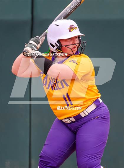 Thumbnail 1 in Calallen vs. Sanger (UIL 4A Softball Semifinal) photogallery.