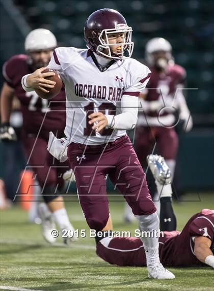 Thumbnail 1 in Aquinas Institute vs. Orchard Park (NYSPHSAA Class AA Regional Final) photogallery.