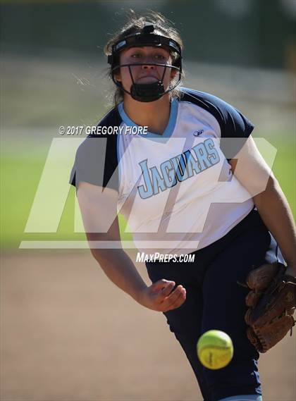 Thumbnail 3 in Village Christian vs. Alverno Heights Academy photogallery.