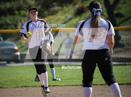 Thumbnail 2 in Village Christian vs. Alverno Heights Academy photogallery.