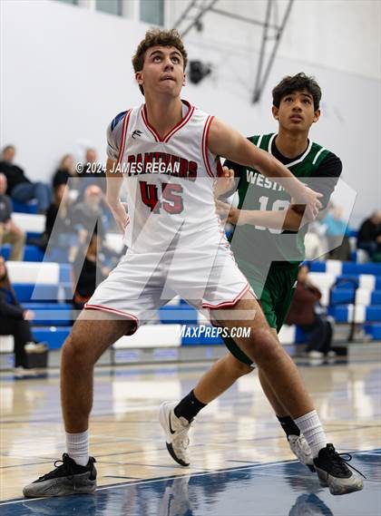 Thumbnail 1 in Westmoor vs. Burlingame (Burlingame Lions Invitational) photogallery.