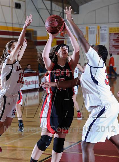 Thumbnail 1 in La Salle vs. Flintridge Sacred Heart (La Canada Tournament) photogallery.