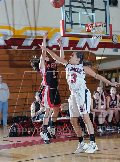 Thumbnail 3 in La Salle vs. Flintridge Sacred Heart (La Canada Tournament) photogallery.