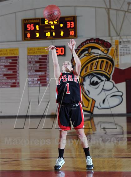 Thumbnail 1 in La Salle vs. Flintridge Sacred Heart (La Canada Tournament) photogallery.