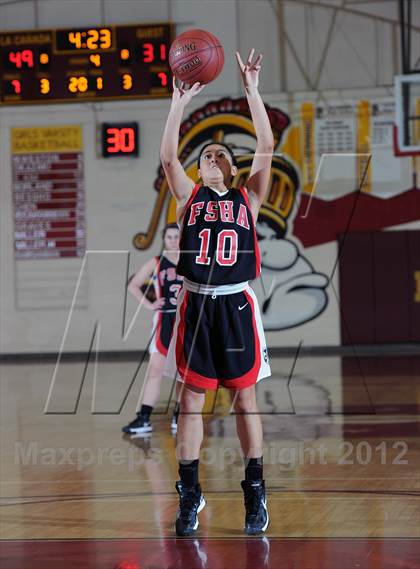 Thumbnail 2 in La Salle vs. Flintridge Sacred Heart (La Canada Tournament) photogallery.