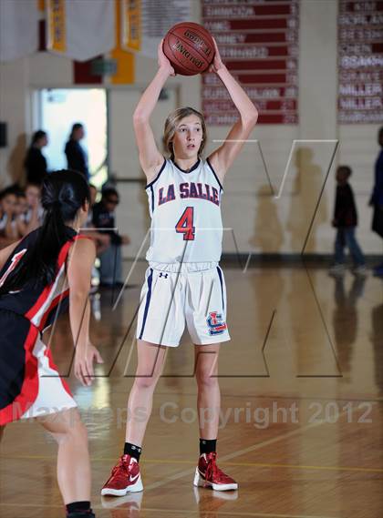 Thumbnail 2 in La Salle vs. Flintridge Sacred Heart (La Canada Tournament) photogallery.