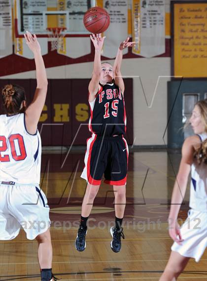Thumbnail 1 in La Salle vs. Flintridge Sacred Heart (La Canada Tournament) photogallery.