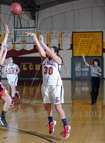 Thumbnail 1 in La Salle vs. Flintridge Sacred Heart (La Canada Tournament) photogallery.