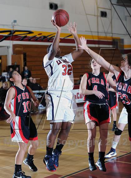 Thumbnail 1 in La Salle vs. Flintridge Sacred Heart (La Canada Tournament) photogallery.
