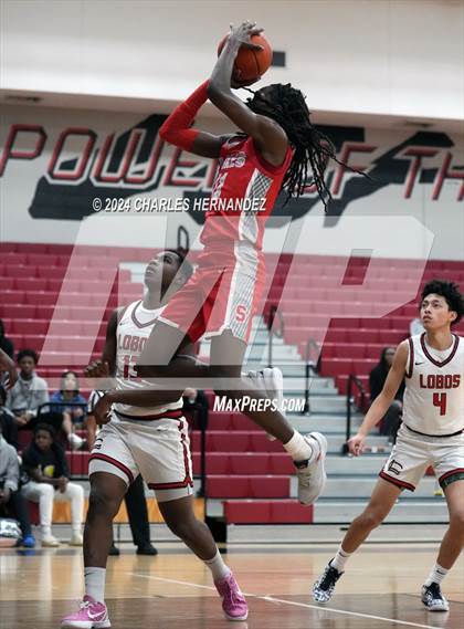 Thumbnail 3 in Cypress Lakes vs. Langham Creek (Cy-Hoops Invitational) photogallery.