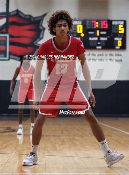 Thumbnail 2 in Cypress Lakes vs. Langham Creek (Cy-Hoops Invitational) photogallery.