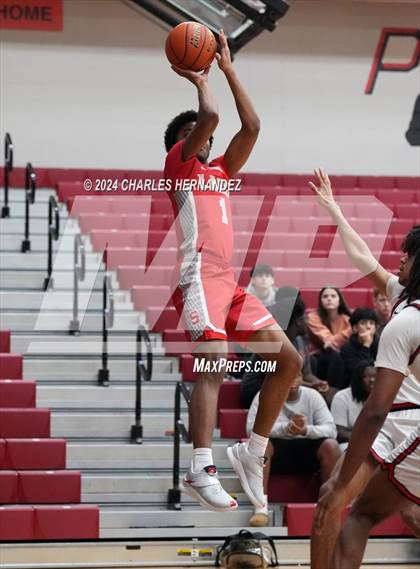Thumbnail 1 in Cypress Lakes vs. Langham Creek (Cy-Hoops Invitational) photogallery.