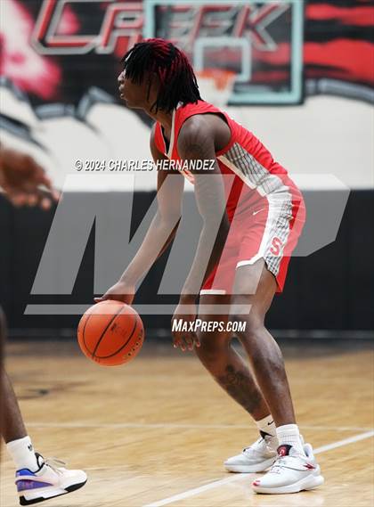 Thumbnail 1 in Cypress Lakes vs. Langham Creek (Cy-Hoops Invitational) photogallery.