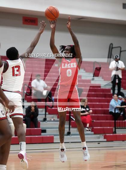 Thumbnail 3 in Cypress Lakes vs. Langham Creek (Cy-Hoops Invitational) photogallery.