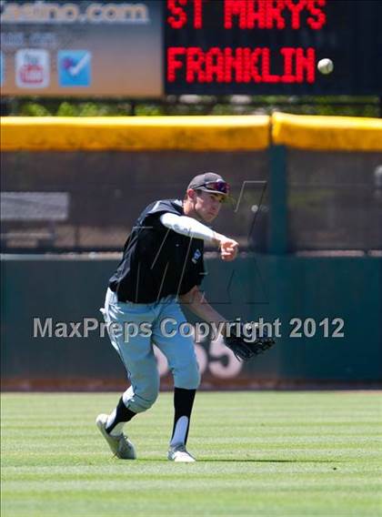 Thumbnail 3 in Franklin vs. St. Mary's (CIF SJS D1 Final - Game 2) photogallery.