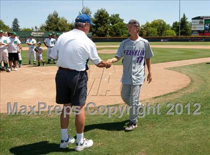 Thumbnail 3 in Franklin vs. St. Mary's (CIF SJS D1 Final - Game 2) photogallery.