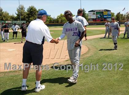 Thumbnail 3 in Franklin vs. St. Mary's (CIF SJS D1 Final - Game 2) photogallery.