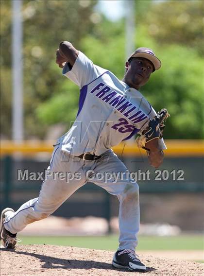 Thumbnail 3 in Franklin vs. St. Mary's (CIF SJS D1 Final - Game 2) photogallery.