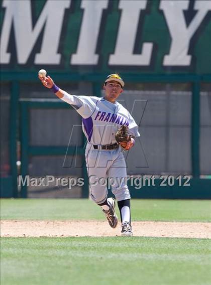 Thumbnail 3 in Franklin vs. St. Mary's (CIF SJS D1 Final - Game 2) photogallery.