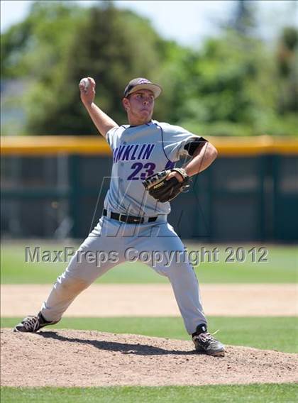 Thumbnail 3 in Franklin vs. St. Mary's (CIF SJS D1 Final - Game 2) photogallery.