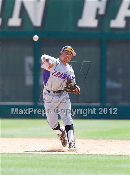 Thumbnail 3 in Franklin vs. St. Mary's (CIF SJS D1 Final - Game 2) photogallery.