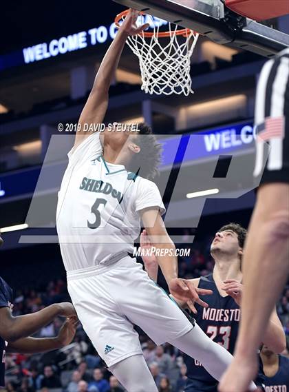 Thumbnail 1 in Modesto Christian vs. Sheldon (CIF SJS D1 Final) photogallery.