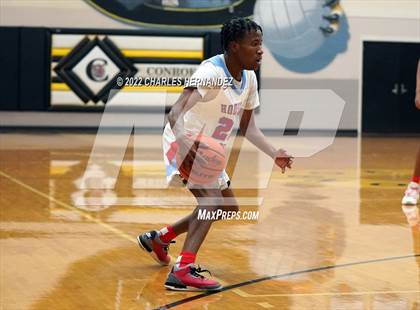 Thumbnail 1 in Jersey Village vs. Madison (Conroe Christmas Classic) photogallery.