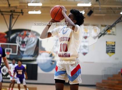 Thumbnail 3 in Jersey Village vs. Madison (Conroe Christmas Classic) photogallery.