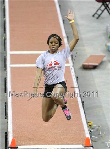 Thumbnail 1 in Run For The Dream California Indoor Invitational (Girls Field Events) photogallery.