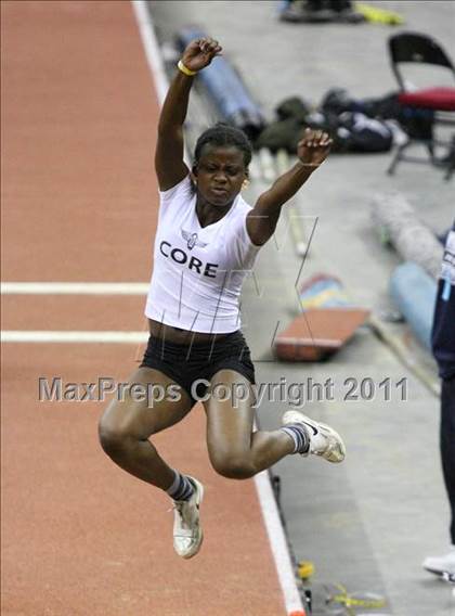 Thumbnail 1 in Run For The Dream California Indoor Invitational (Girls Field Events) photogallery.