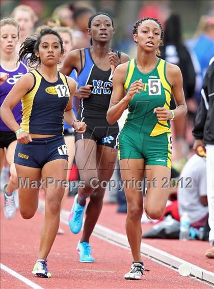 Thumbnail 3 in 2012 TCU Invitational HS Girls photogallery.