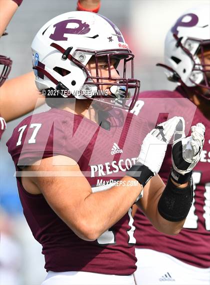 Thumbnail 3 in Harding Academy vs. Prescott (AAA 3A Final) photogallery.