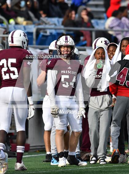 Thumbnail 3 in Harding Academy vs. Prescott (AAA 3A Final) photogallery.