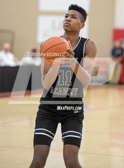 Thumbnail 2 in Pace Academy vs. DeMatha (Hoophall West Tournament) photogallery.