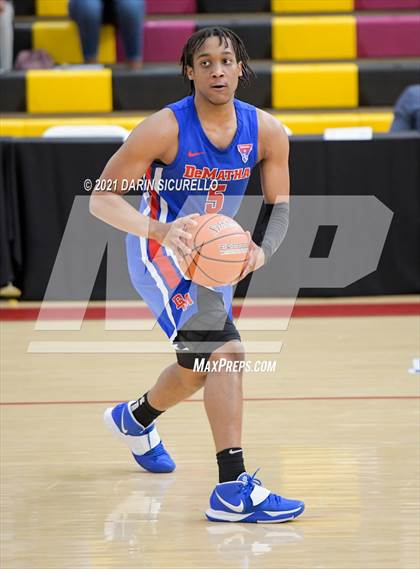 Thumbnail 1 in Pace Academy vs. DeMatha (Hoophall West Tournament) photogallery.