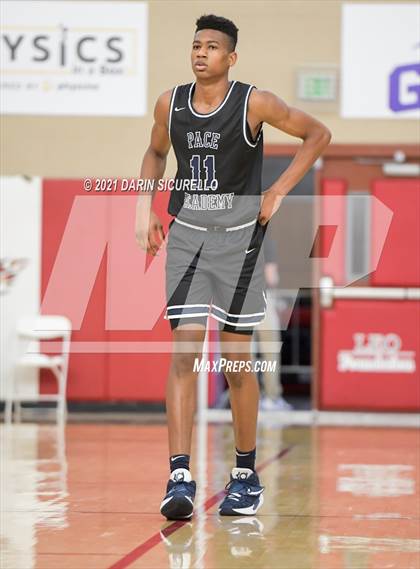 Thumbnail 2 in Pace Academy vs. DeMatha (Hoophall West Tournament) photogallery.