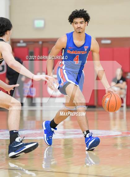 Thumbnail 1 in Pace Academy vs. DeMatha (Hoophall West Tournament) photogallery.