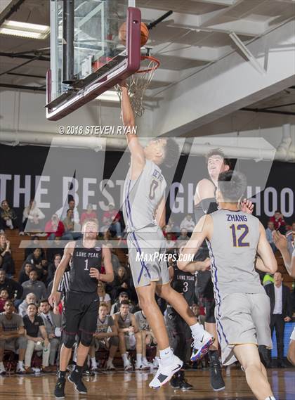 Thumbnail 1 in Montverde Academy vs. Lone Peak (GEICO National Tournament Quarterfinal) photogallery.