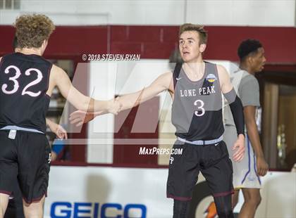 Thumbnail 2 in Montverde Academy vs. Lone Peak (GEICO National Tournament Quarterfinal) photogallery.